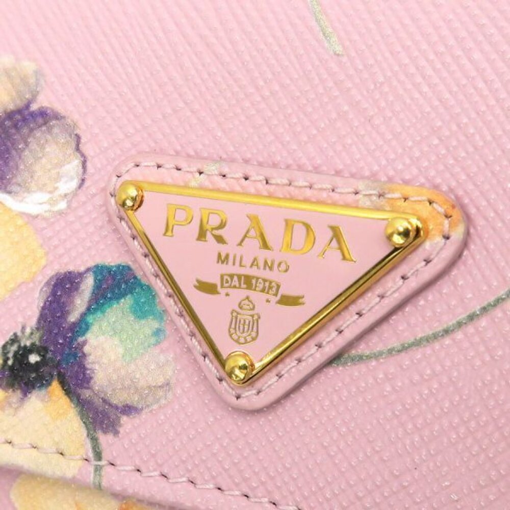 Prada Saffiano Triangle Wallet - Picture 4 of 9